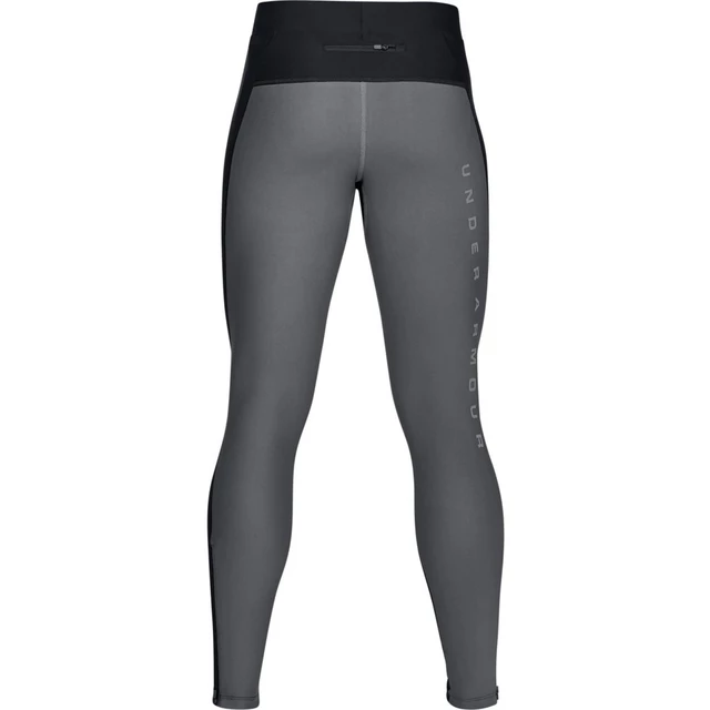 Pánské kompresní legíny Under Armour Qualifier HeatGear Glare Tight - Black