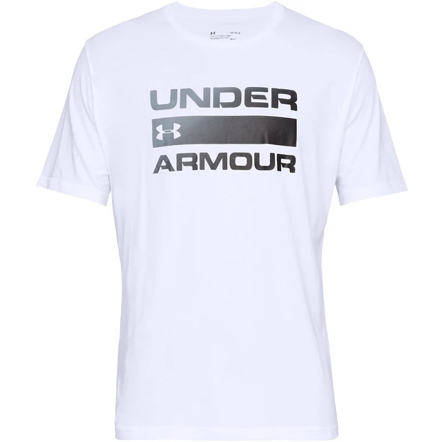 Men’s T-Shirt Under Armour Team Issue Wordmark SS - Cordova - White