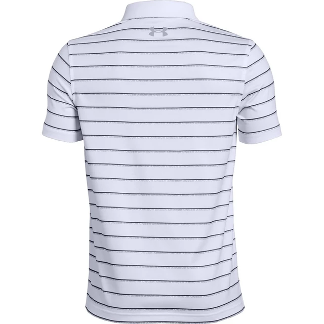 Chlapčenské tričko Under Armour Tour Tips Stripe Polo - White