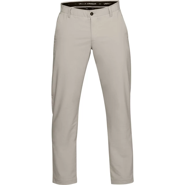 Pánské golfové kalhoty Under Armour EU Performance Slim Taper Pant - Halo Gray - Khaki Base