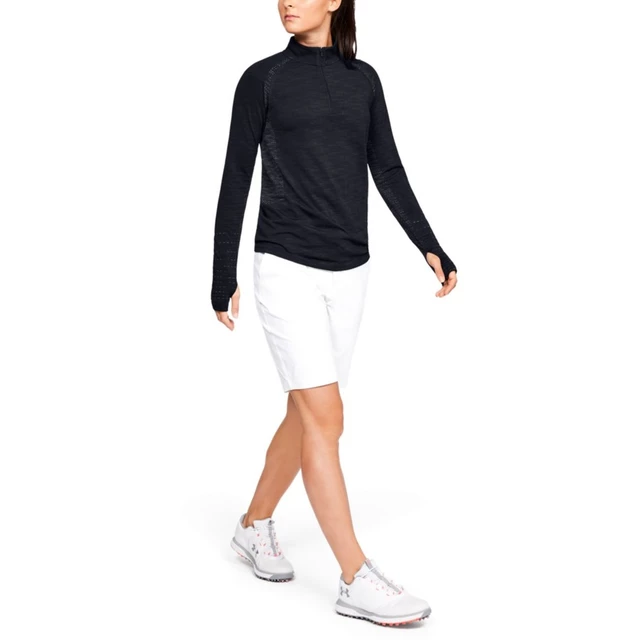 Dámske tričko Under Armour Tour Tips 1/4 Zip - Black