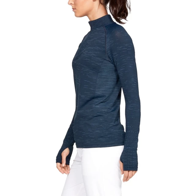 Dámske tričko Under Armour Tour Tips 1/4 Zip - Purple Luxe Medium Heather