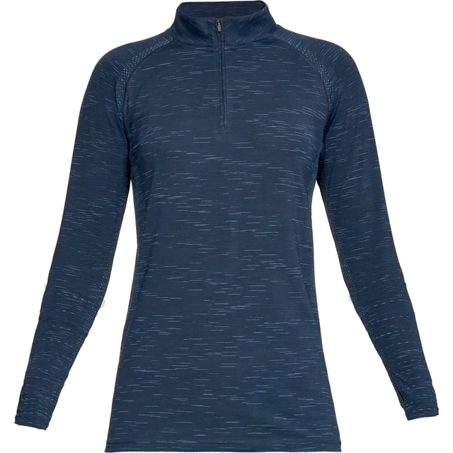 Dámské triko Under Armour Tour Tips 1/4 Zip - Academy Medium Heather