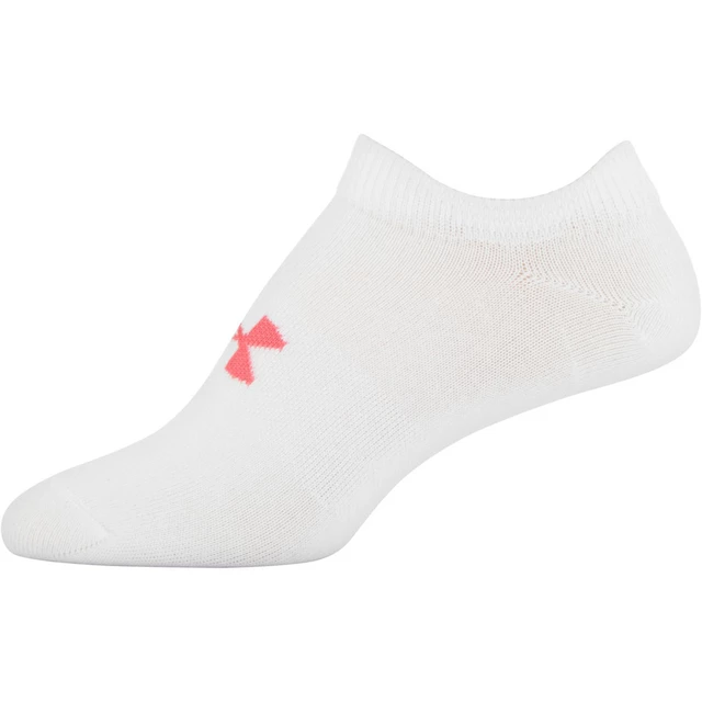 Dámské nízké ponožky Under Armour Women's Essential NS 6 párů - White