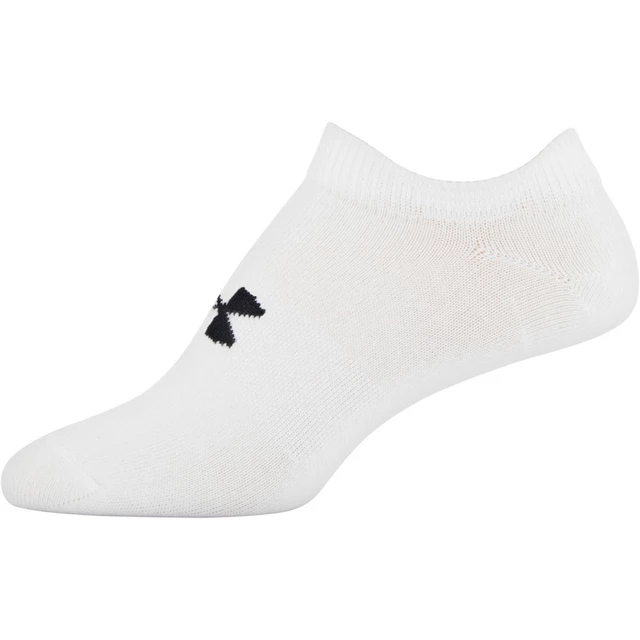 Dámske nízke ponožky Under Armour Women's Essential NS 6 párov - White