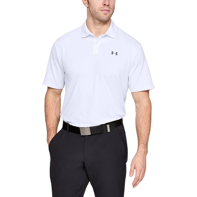 Men’s Polo Shirt Under Armour Performance 2.0 - White - White