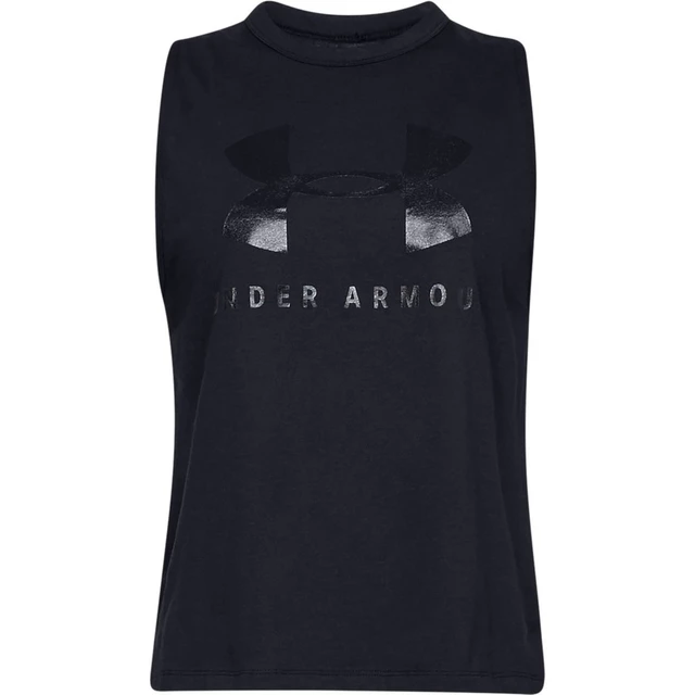 Dámske tielko Under Armour Sportstyle Graphic Muscle Tank - M - Black