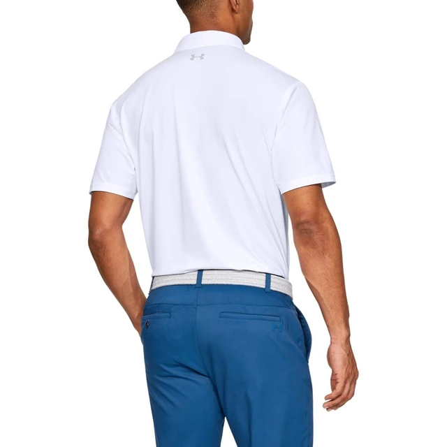 Pánske tričko Under Armour UA Crestable Performance Polo 2.0 - White