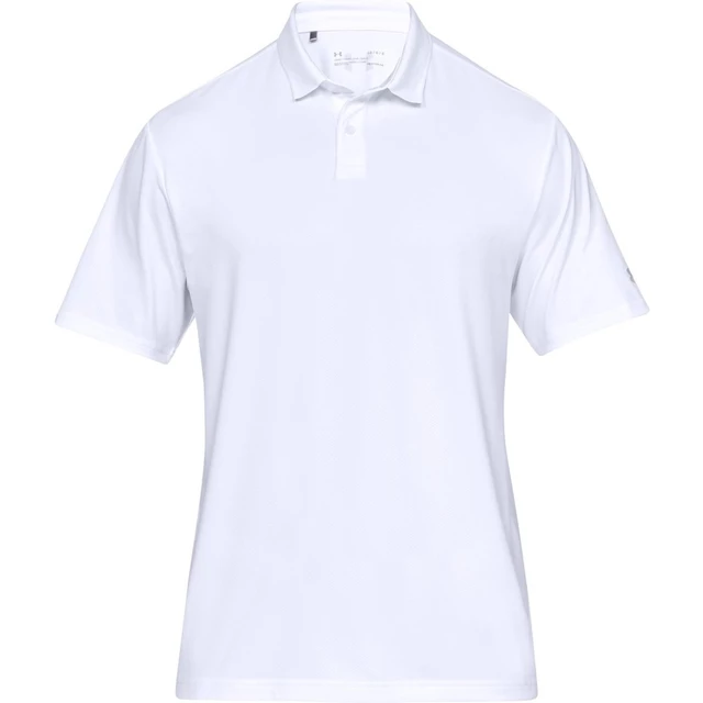 Pánske tričko Under Armour UA Crestable Performance Polo 2.0 - Steel - White