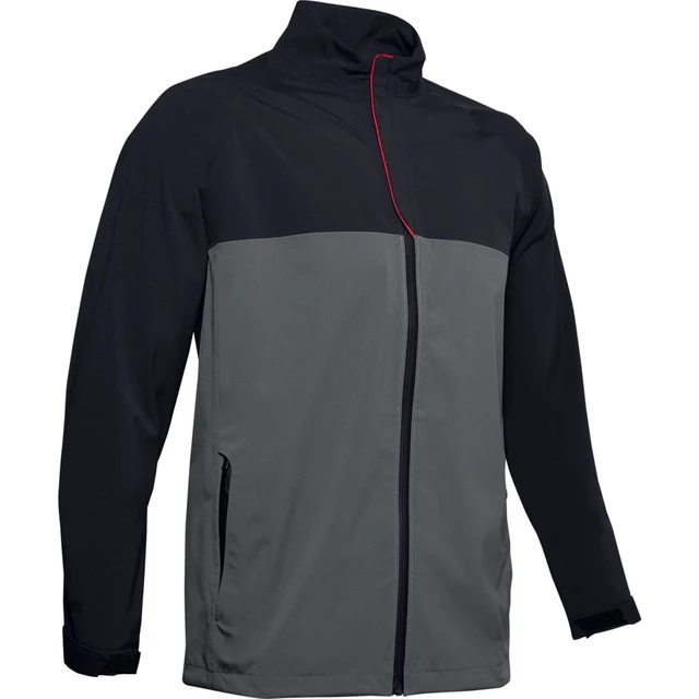 Pánska nepremokavá bunda Under Armour Stormproof Golf Rain Jacket - M - Black