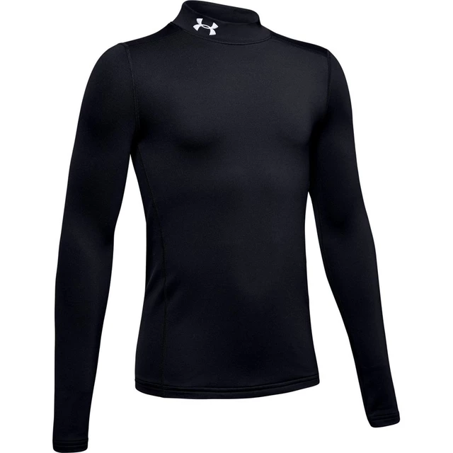 Chlapčenské tričko Under Armour ColdGear Armour Mock - YM - Black