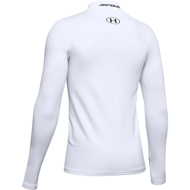 Chlapčenské tričko Under Armour ColdGear Armour Mock - White