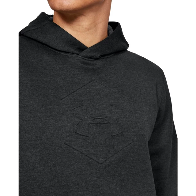 Pánska mikina Under Armour Athlete Recovery Fleece Graphic Hoodie - Black