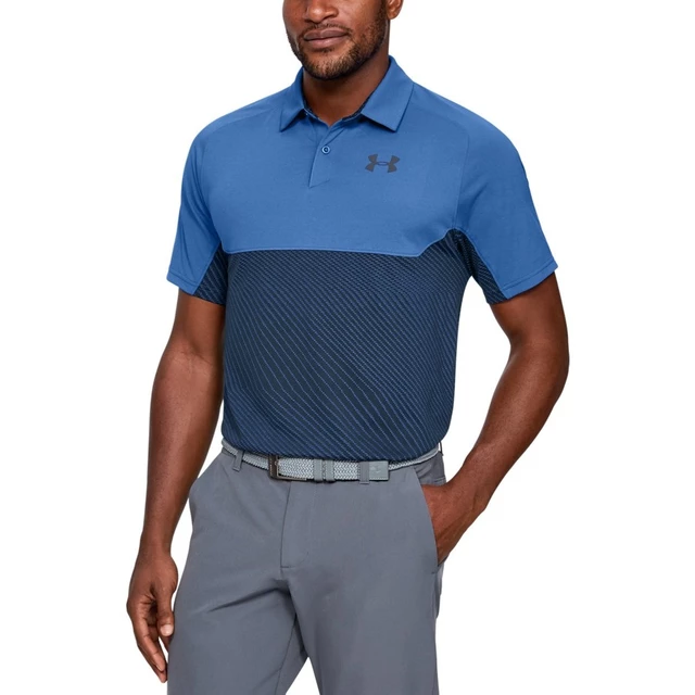 Pánske tričko Under Armour Tour Tips Blocked Polo - XXL