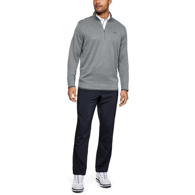 Pánska mikina Under Armour SweaterFleece 1/2 Zip - Pitch Gray