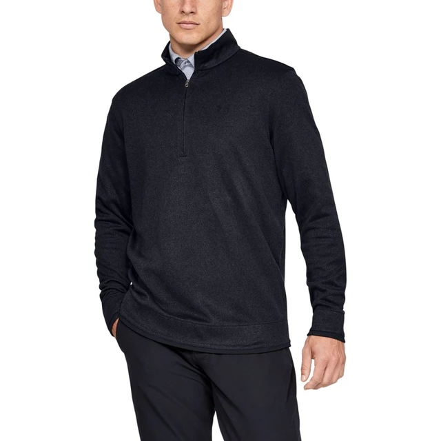 Pánska mikina Under Armour SweaterFleece 1/2 Zip - M - Black