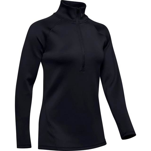 Dámske tričko Under Armour UA CG Armour 1/2 Zip - Black