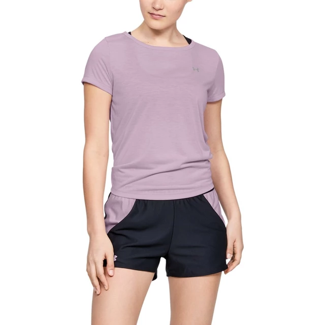 Women’s T-Shirt Under Armour Whisperlight SS - Pink Fog - Pink Fog