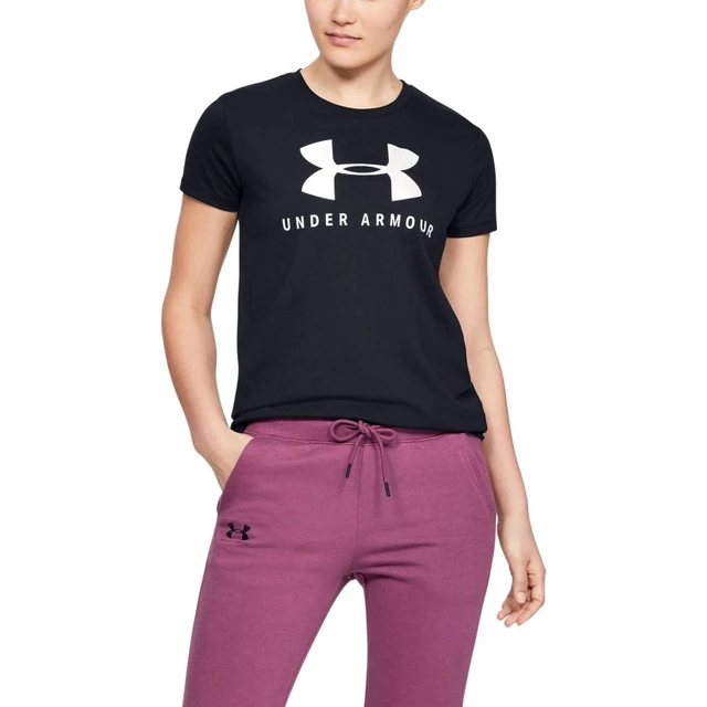 Women s T Shirt Under Armour Graphic Sportstyle Classic Crew