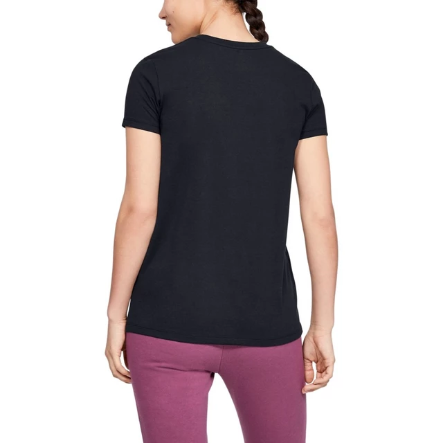 Women’s T-Shirt Under Armour Graphic Sportstyle Classic Crew - Black-Chrome