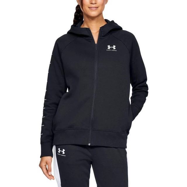 Dámská mikina Under Armour Rival Fleece Sportstyle LC Sleeve Graphic