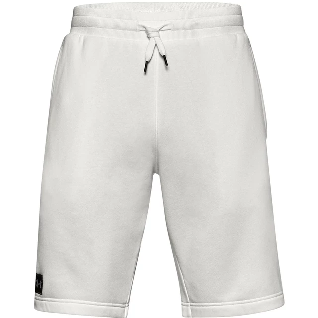 Men’s Shorts Under Armour Rival Fleece - Charcoal Light Heather/Black - Onyx White