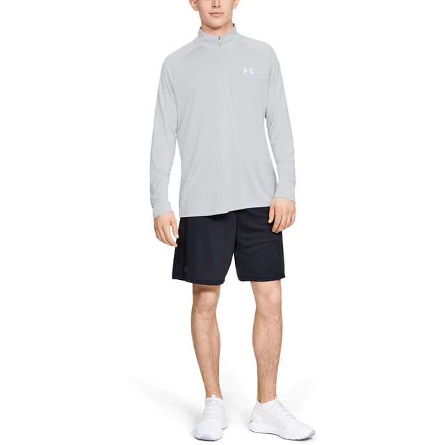 Pánske tričko Under Armour Tech 2.0 1/2 Zip - XS - Halo Gray