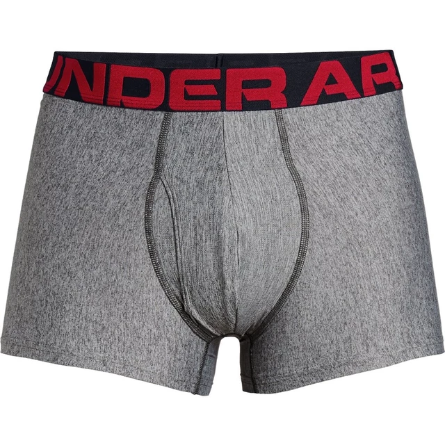 Men’s Boxer Jocks Under Armour Tech 3in – 2 Pack - Mod Gray Light Heather