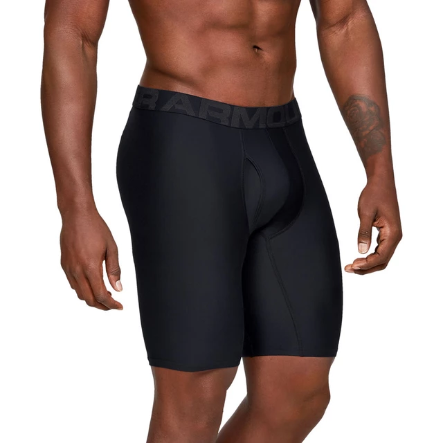 Men’s Boxer Jocks Under Armour Tech 9in – 2-Pack - Black