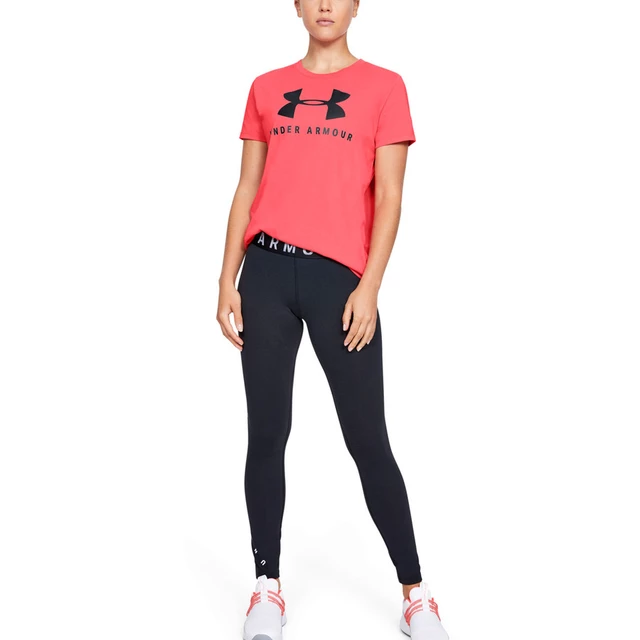 Women’s T-Shirt Under Armour Graphic Sportstyle Classic Crew - Rush Red