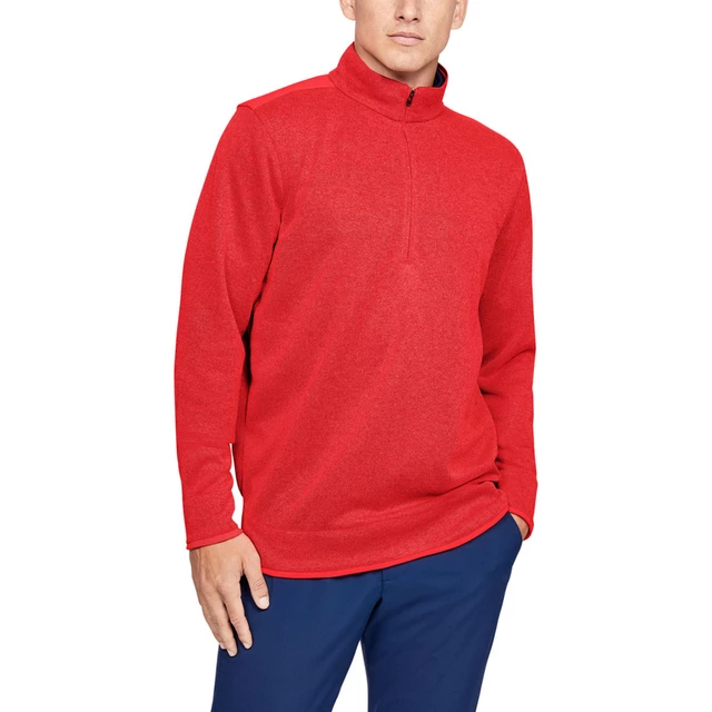 Pánska mikina Under Armour SweaterFleece 1/2 Zip - Teal Vibe