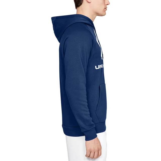 Pánská mikina Under Armour Rival Fleece SportStyle Logo Hoodie - Teal Vibe