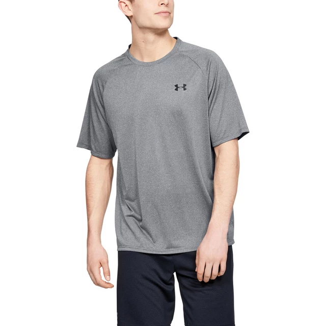 Men’s T-Shirt Under Armour Tech 2.0 SS Tee Novelty - Halo Gray - Pitch Gray