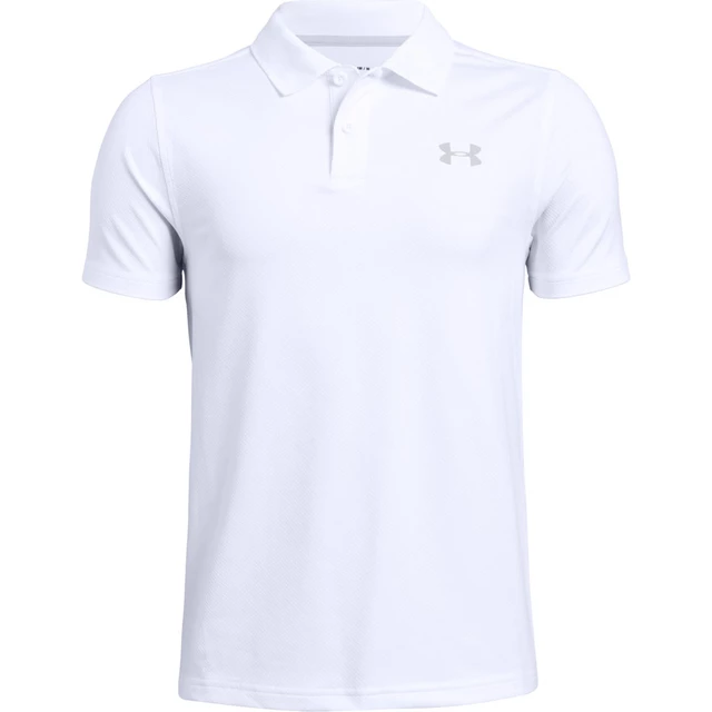 Chlapčenské tričko Under Armour Performance Polo 2.0 - Teal Rush - White