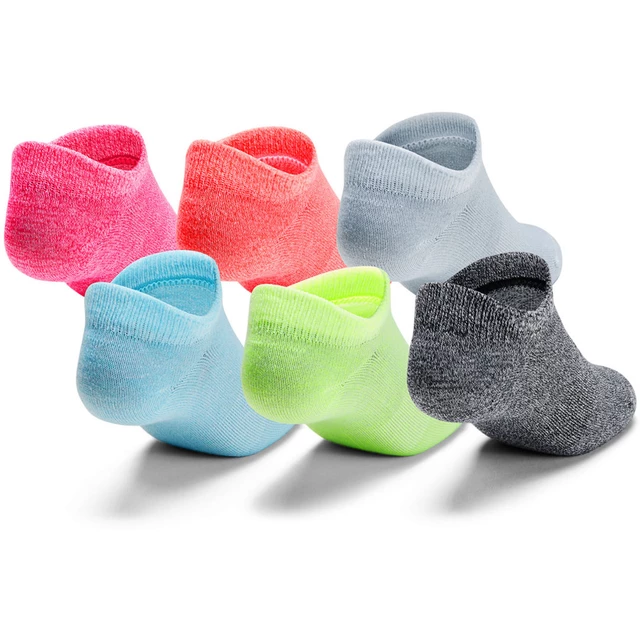 Women’s No-Show Socks Under Armour Essential – 6-Pack - Washed Blue