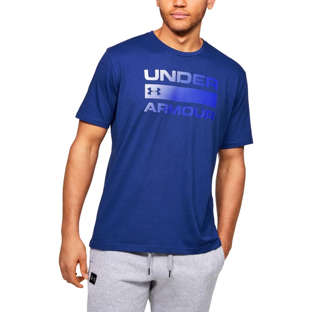 Men’s T-Shirt Under Armour Team Issue Wordmark SS - Blue Ink