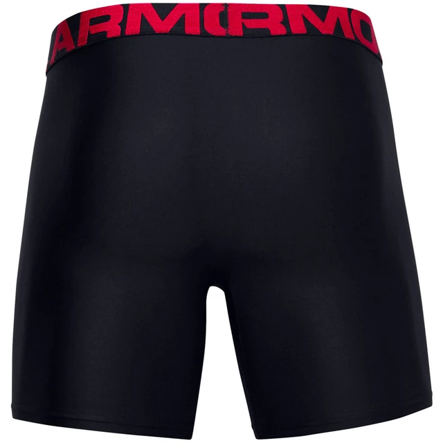 Pánské boxerky Under Armour Tech 6in 3 Pack - Black/Red