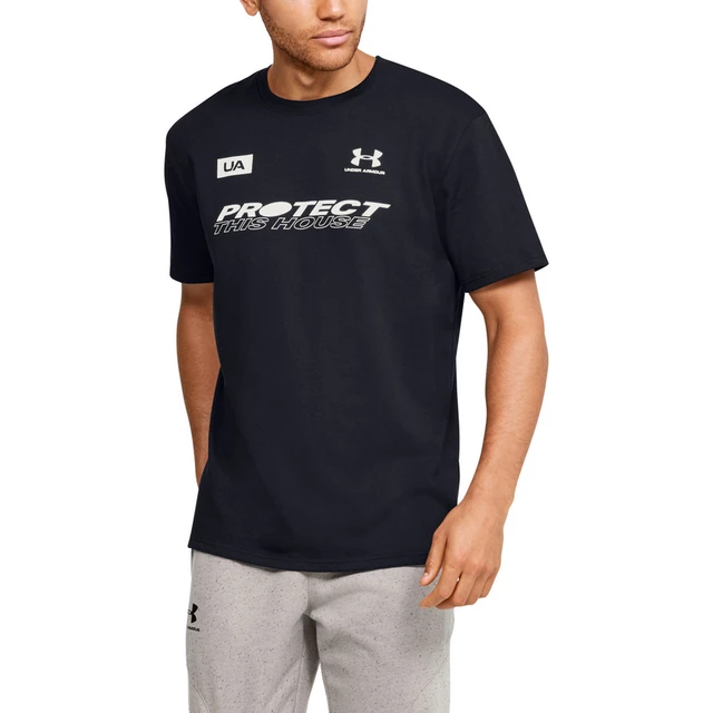 Pánské triko Under Armour PTH Back SS - Black