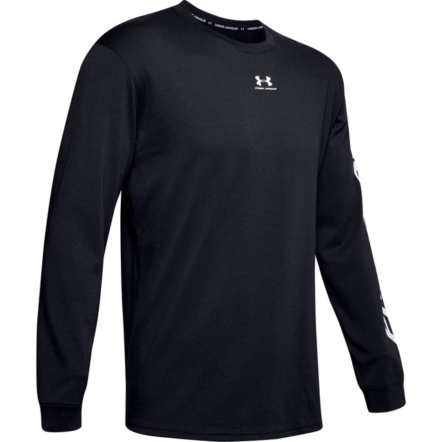 Pánske tričko Under Armour PTH Sleeve LS - Black