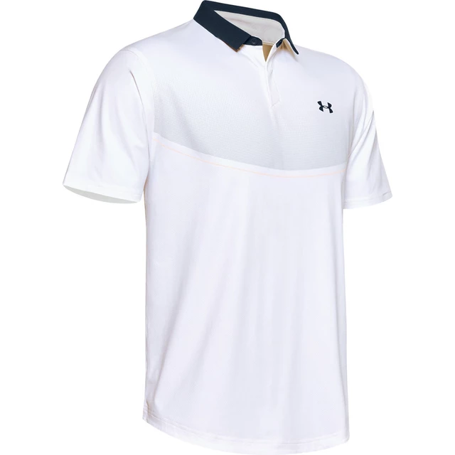 Men’s Polo Shirt Under Armour Iso-Chill Graphic - White - White