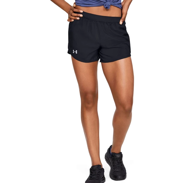 Under Armour W Fly By 2.0 Short Damen Laufshorts - schwarz