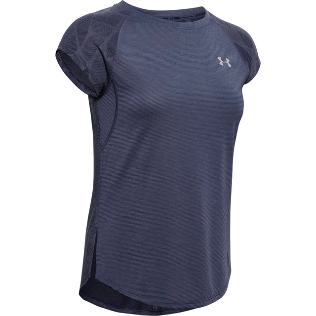 Women’s Running T-Shirt Under Armour W Streaker 2.0 Shift Short Sleeve - Blue Ink - Blue Ink