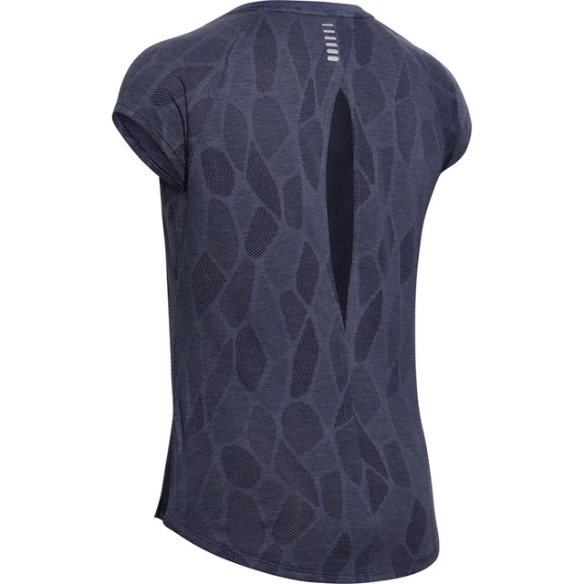 Women’s Running T-Shirt Under Armour W Streaker 2.0 Shift Short Sleeve - Blue Ink