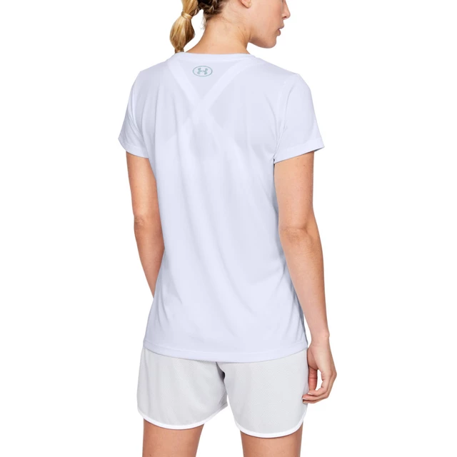 Dámske tričko Under Armour Tech Script Graphic SSC - White