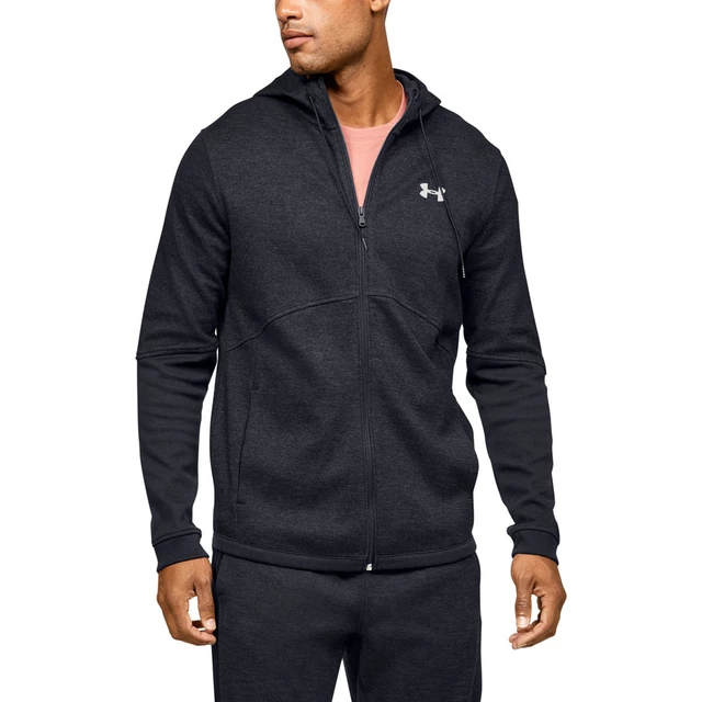 Pánska mikina Under Armour Double Knit FZ Hoodie - Halo Gray