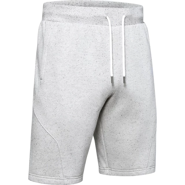 Pánské kraťasy Under Armour Speckled Fleece Shorts - Onyx White