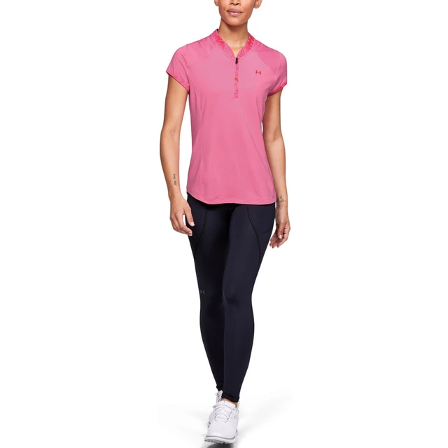 Dámske tričko Under Armour Zinger Zip Polo - XS