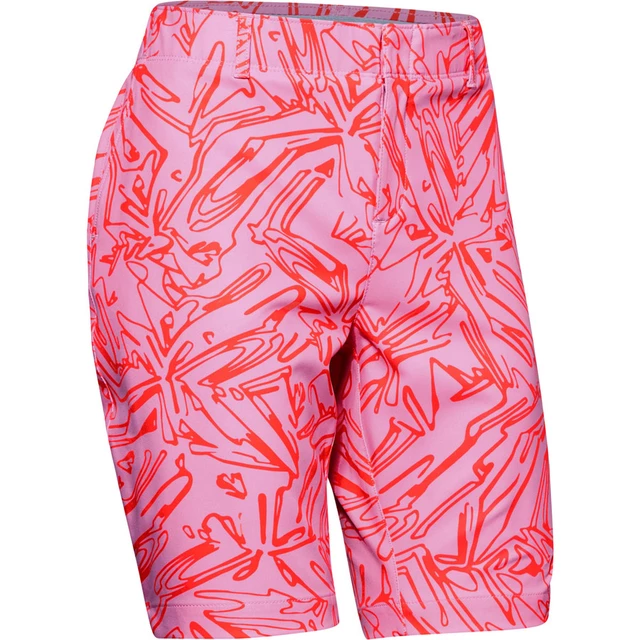 Dámske golfové kraťasy Under Armour Links Printed Short - 14 - Lipstick