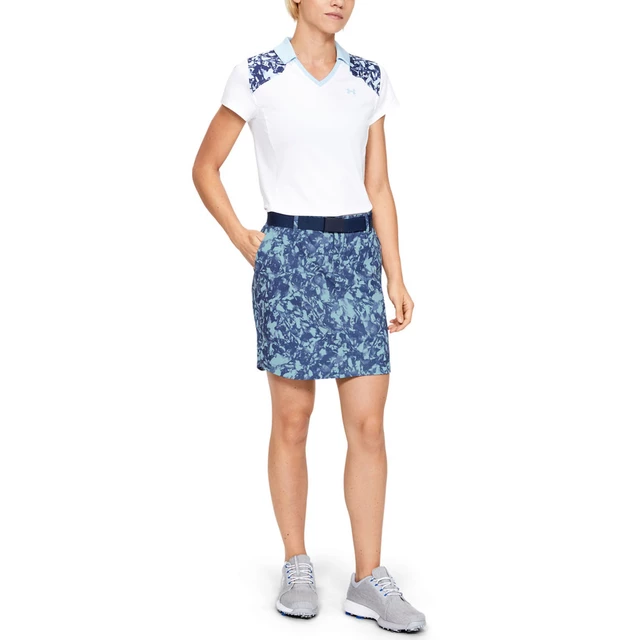 Women’s Golf Skirt Under Armour Links Woven Printed Skort - Lipstick