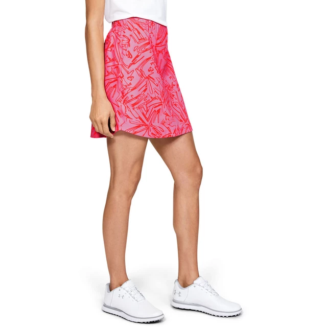 Women’s Golf Skirt Under Armour Links Woven Printed Skort - Blue Frost